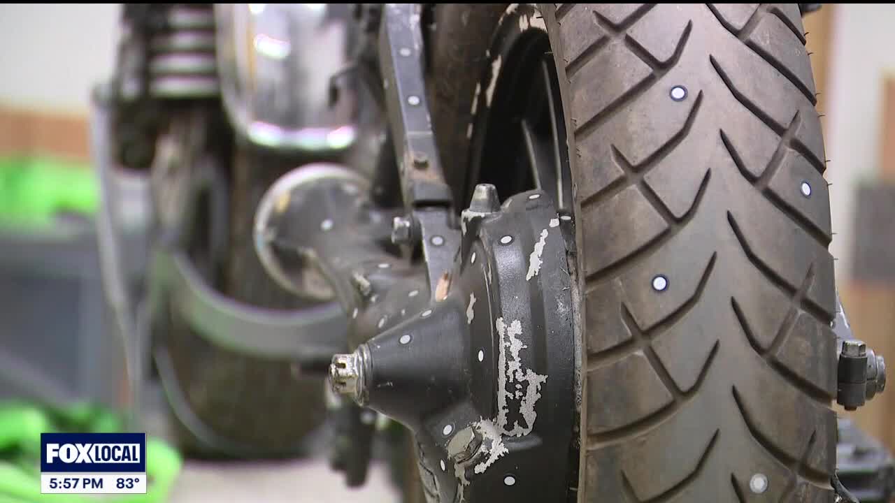 Detroit mechanic retrofits old motorcycles into battery-powered rides