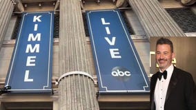 Crowd gathers for return of 'Jimmy Kimmel Live!'