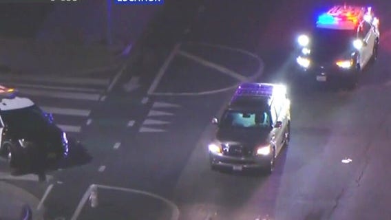 Police chase suspect evades cops near Hollywood