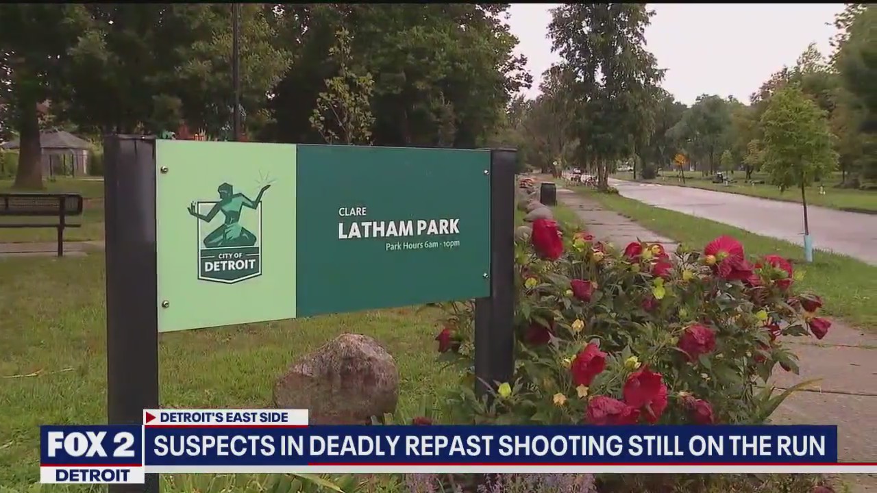 Suspects from deadly shooting at funeral repass at Detroit park still at large