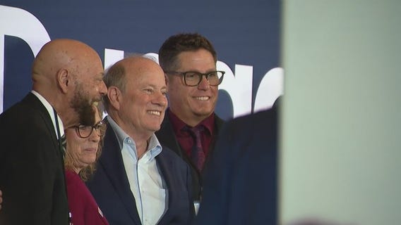 Mike Duggan campaigns at Michigan Central