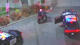 Motorcyclist leads police chase in Rialto