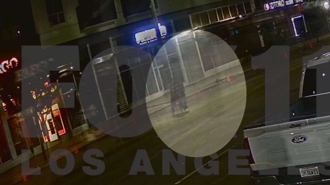 Video shows man attacking homeless person near downtown LA