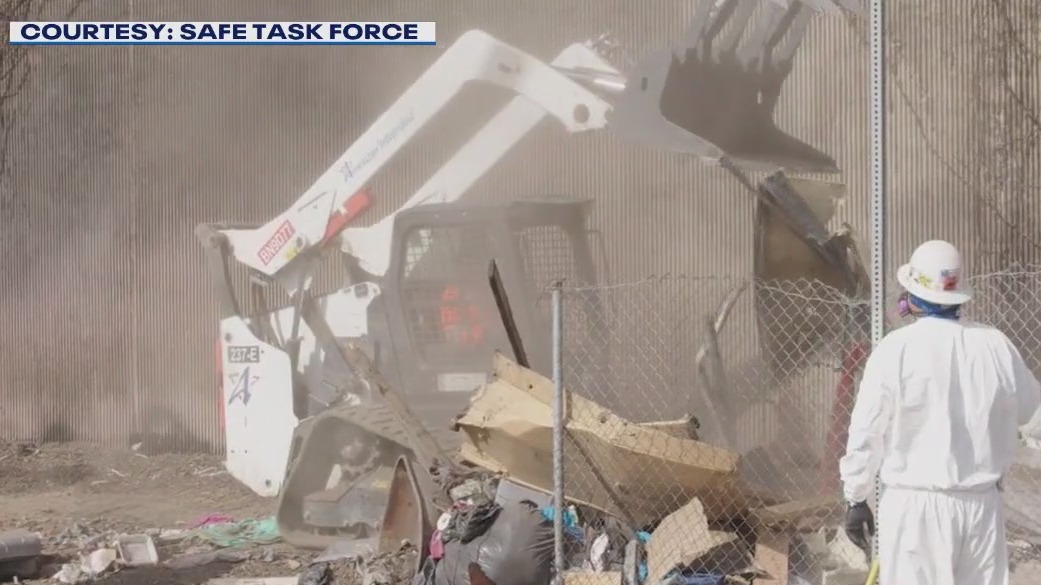 South LA homeless encampment cleared