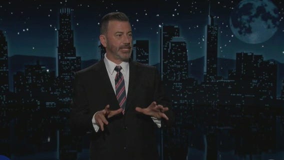 Jimmy Kimmel tearfully addresses Charlie Kirk