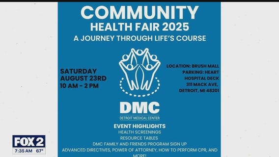 DMC Community Health Fair in Midtown Detroit