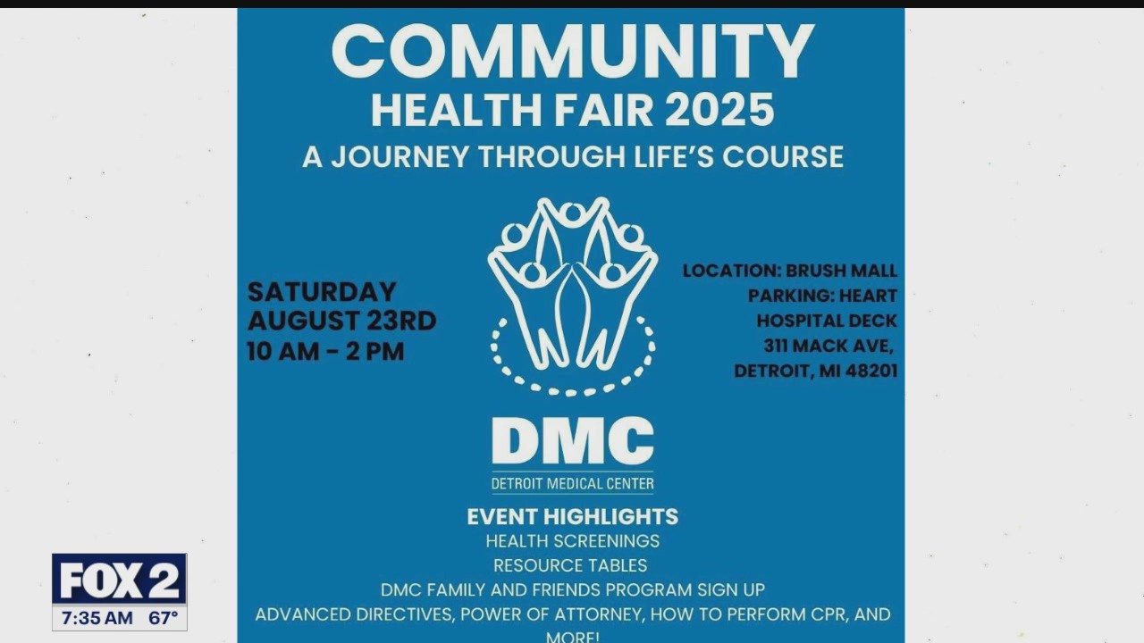 DMC Community Health Fair in Midtown Detroit