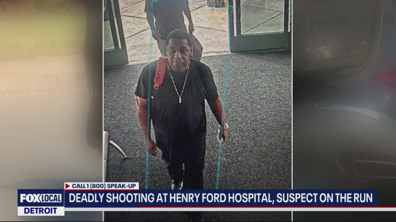 Manhunt continues for gunman after deadly shooting at Henry Ford Hospital
