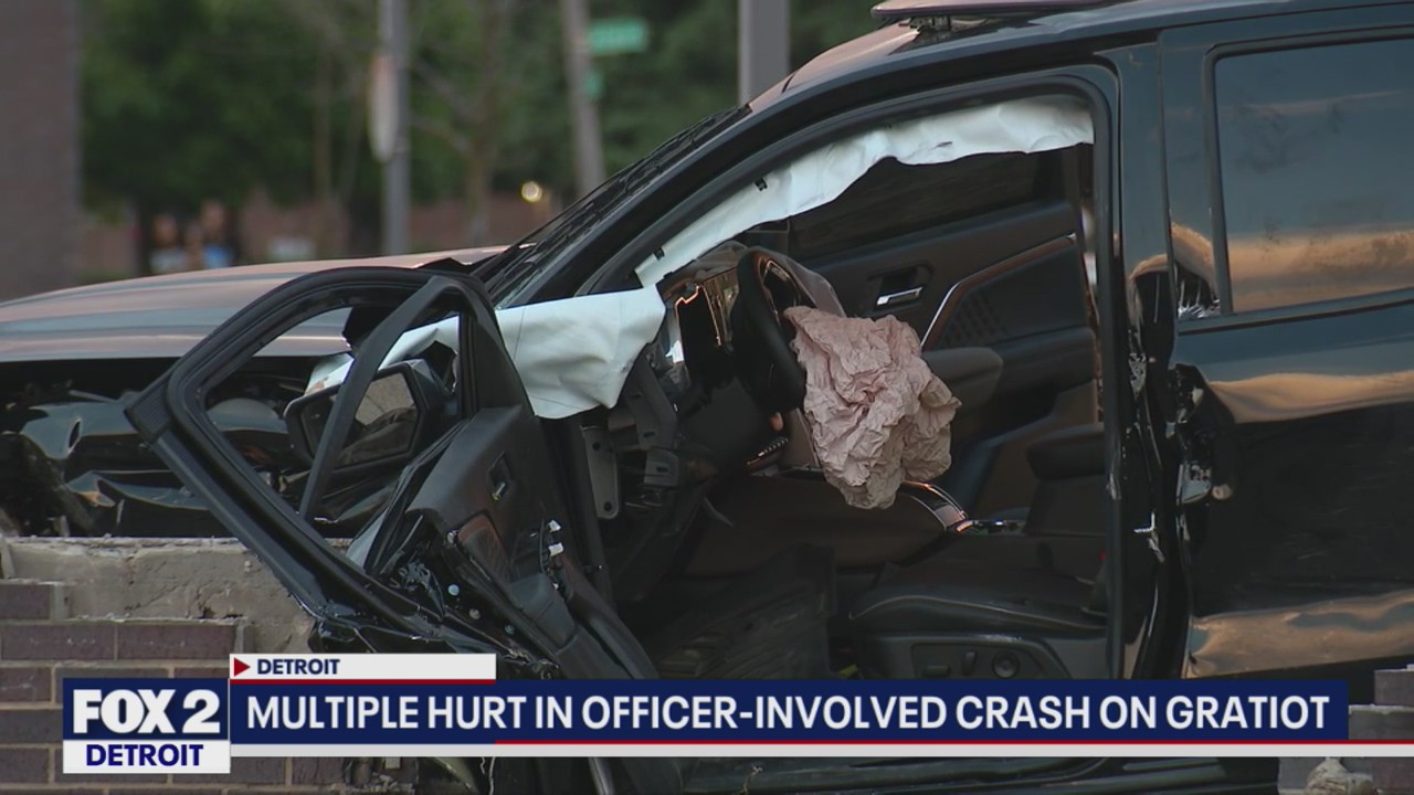 Officers hurt in crash, alleged hospital shooter arrest, drive-by shooters charged and more