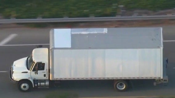 Box truck leads 2-county police chase