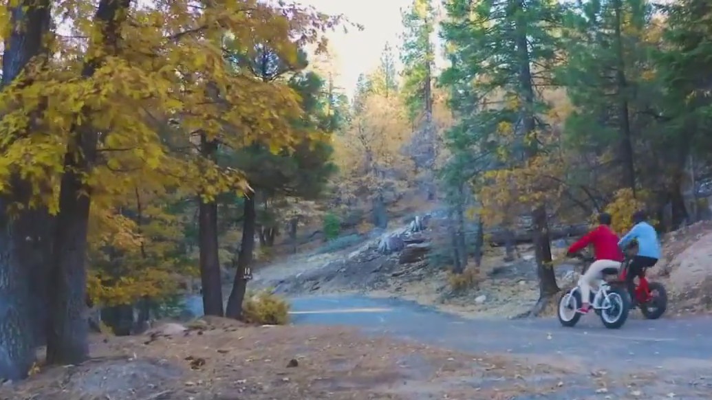 Oktoberfest and rare Autumn colors draw visitors to Big Bear