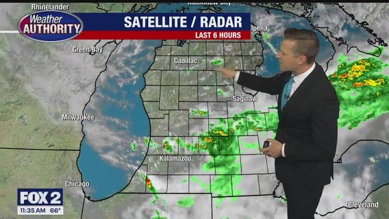 Thursday showers keep things damp