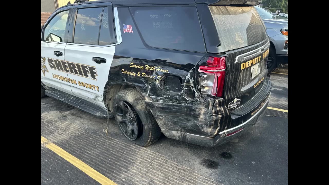 Drunk driver hits patrol vehicle in Michigan
