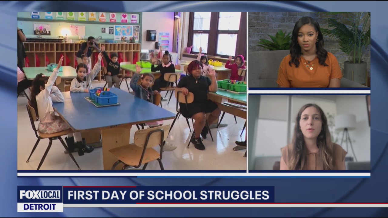 First Day of School Struggles