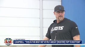 Lions Dan Campbell feels roster is best yet