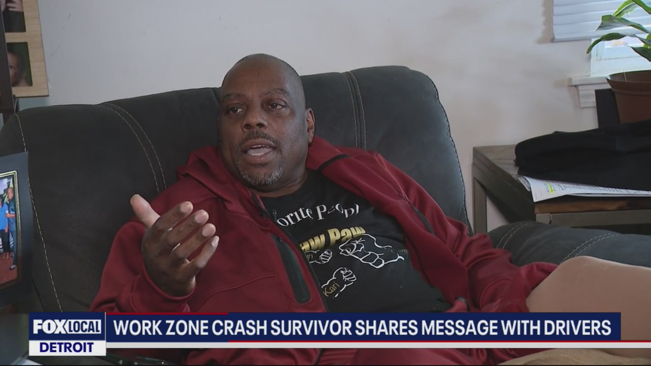 Man who survived Orchard Lake work zone crash: 'I heard a bang'