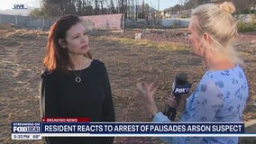 Palisades Fire survivor reacts to suspect arrest