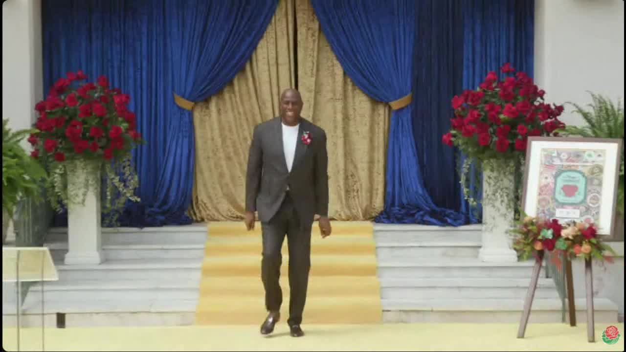 Magic Johnson announced as Rose Parade grand marshal