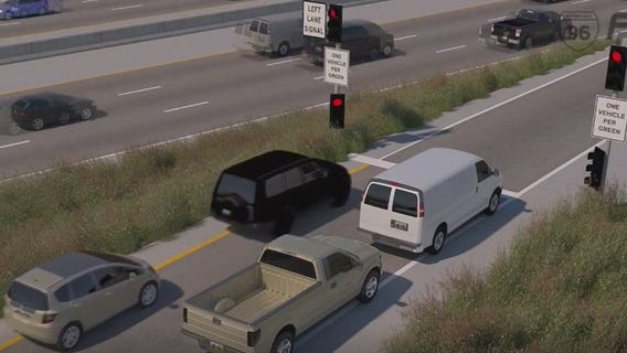 I-96 ramp metering begins