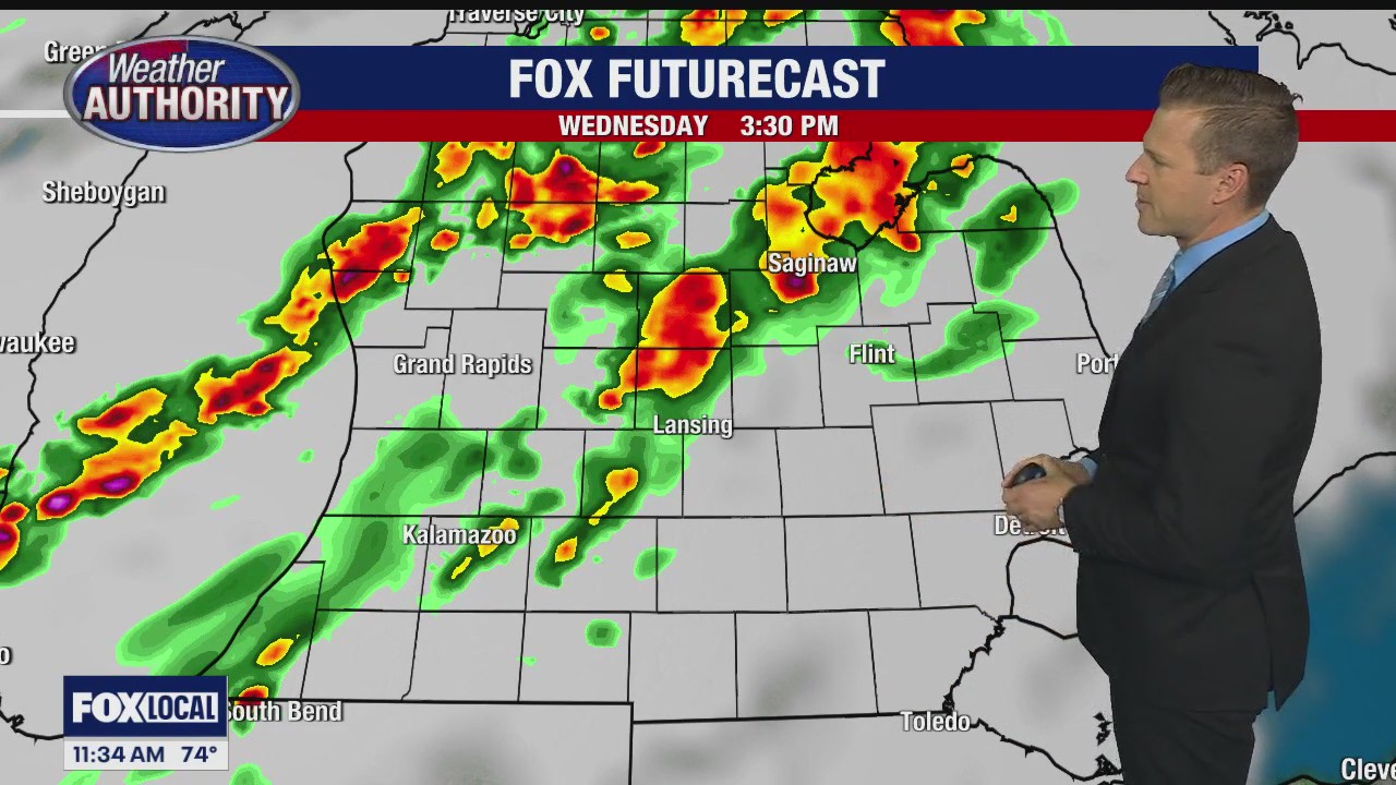 Evening showers arrive for our Wednesday | FOX 2 Detroit