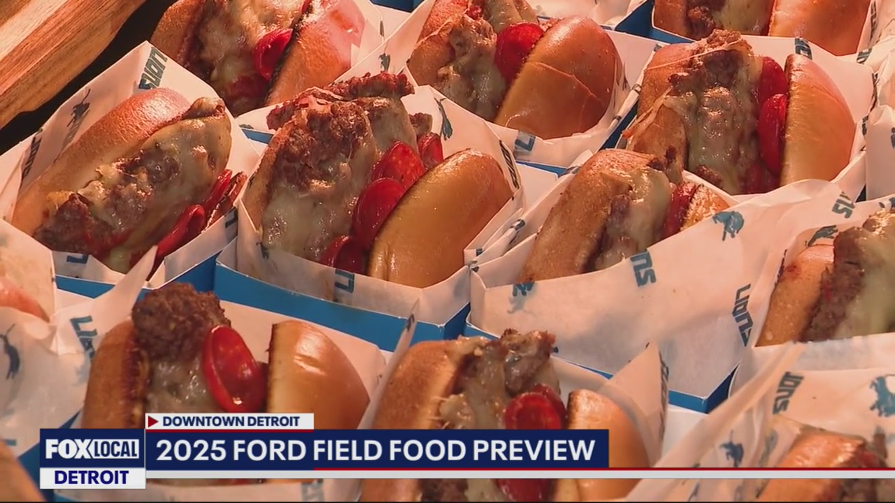New food items at Ford Field for the 2025 Lions season