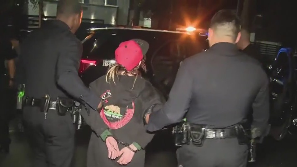 Pursuit suspect arrested in Koreatown