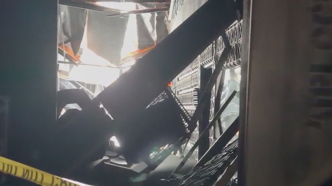 Roof collapses in Sun Valley