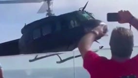 Helicopter crash in Huntington Beach; Child hurt