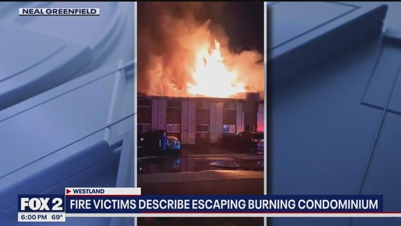 Westland condo building destroyed by fire