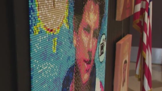 Lego mural at Eastpointe church honors Carlos Acutis