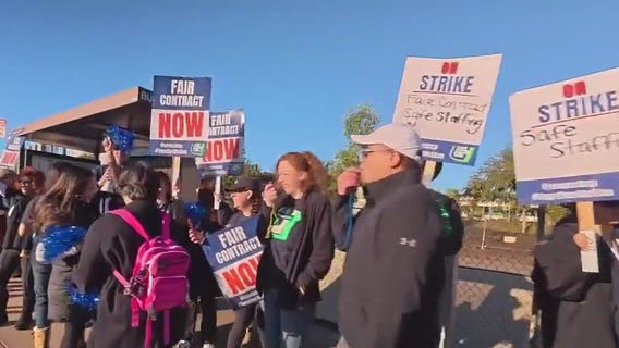 Kaiser strike enters second day