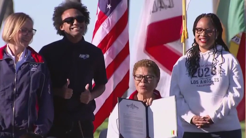 Bass announces `Games for All'  plan for 2028 Olympic Games