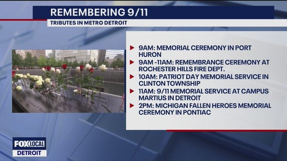 9/11 remembrance events around Metro Detroit