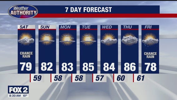 Stray Shower Possible Today