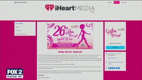 26th Annual Sista Strut comes to downtown Detroit September 27
