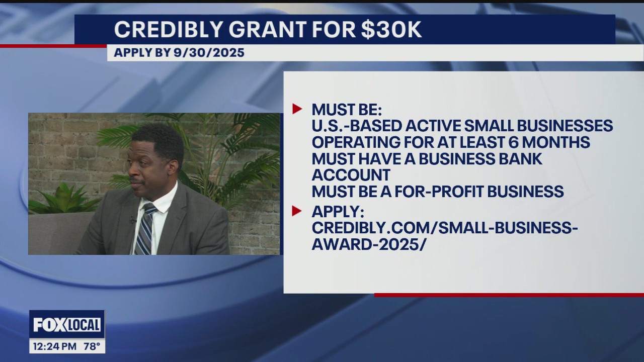 Credibly Grant for $30,000