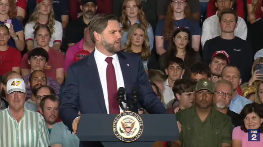 VP JD Vance talks Charlie Kirk's impact at Michigan rally
