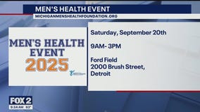 Men's Health Event happening Saturday at Ford Field
