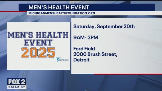 Men's Health Event happening Saturday at Ford Field