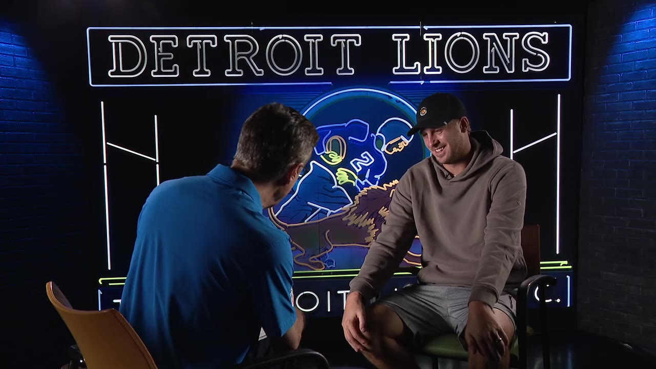 Jared Goff on Lions first win, his "leap" into the crowd, and looking ahead to Ravens