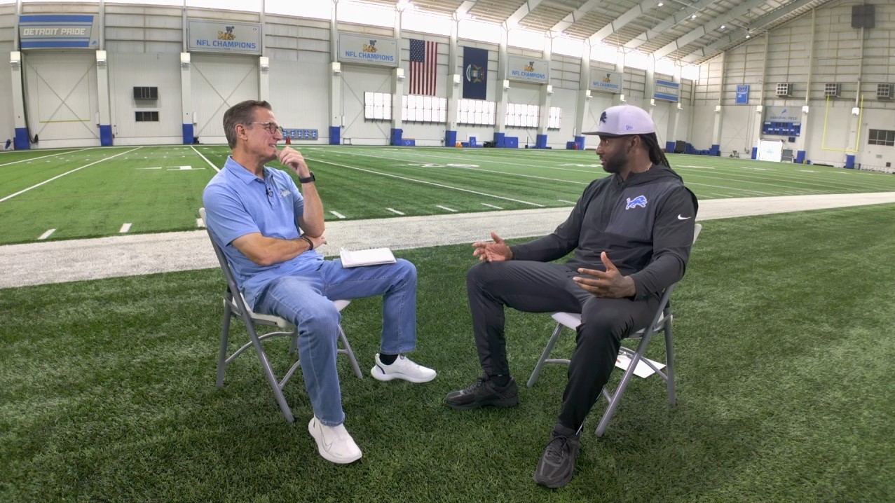 WATCH - Dan Miller goes 1-on-1 with Lions defensive coordinator, Kelvin Sheppard ahead of Detroit's big test on Monday in Baltimore