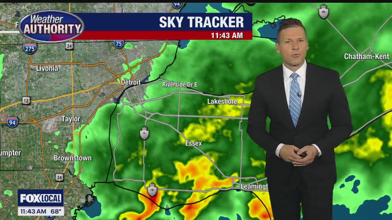 Still some showers today but flooding threat lower