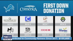 Comerica Bank, Detroit Lions partner for First Down Program