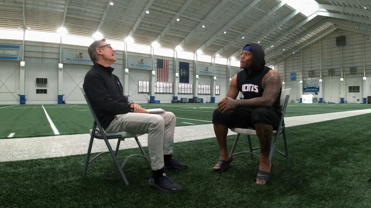 WATCH - Dan sits down with Lions running back David Montgomery for this week's exclusive 1-on-1 interview