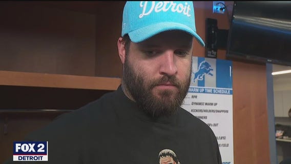 Lions tackle Taylor Decker talks about Myles Garrett, beating Cleveland Browns