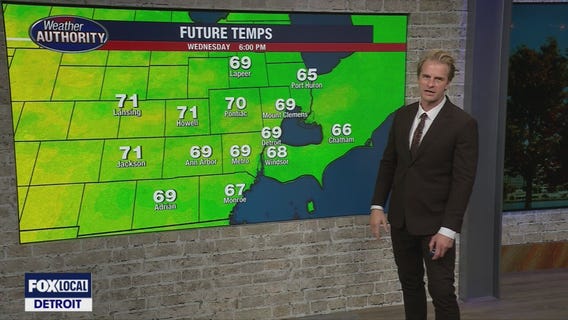 Not as warm as it's been