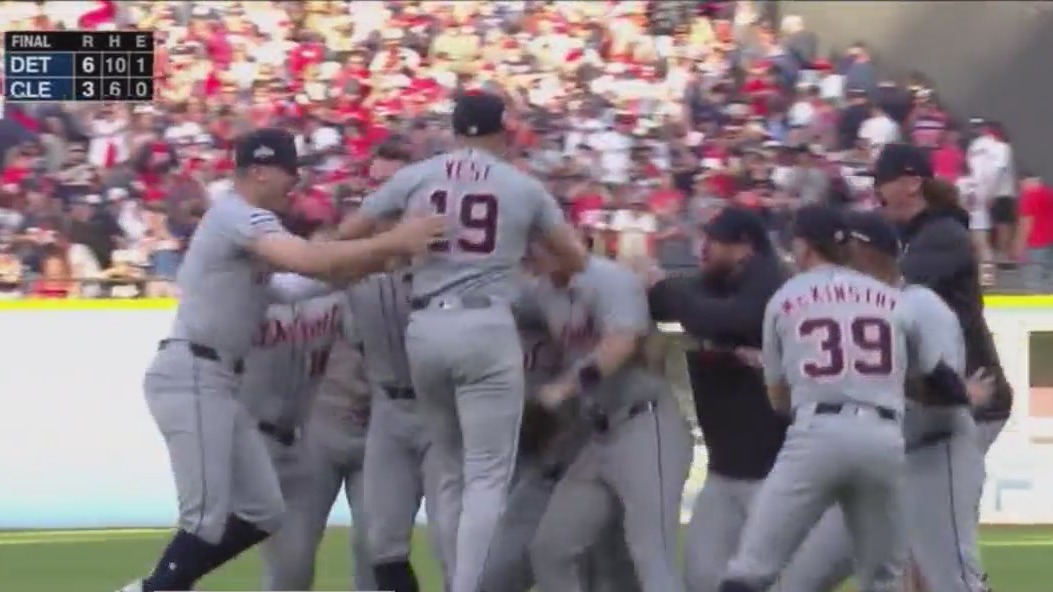 Tigers fans react to Wild Card win against Cleveland