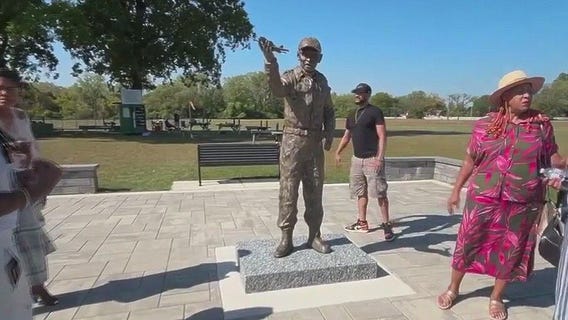Detroit Tuskegee Airman statue returned and restored