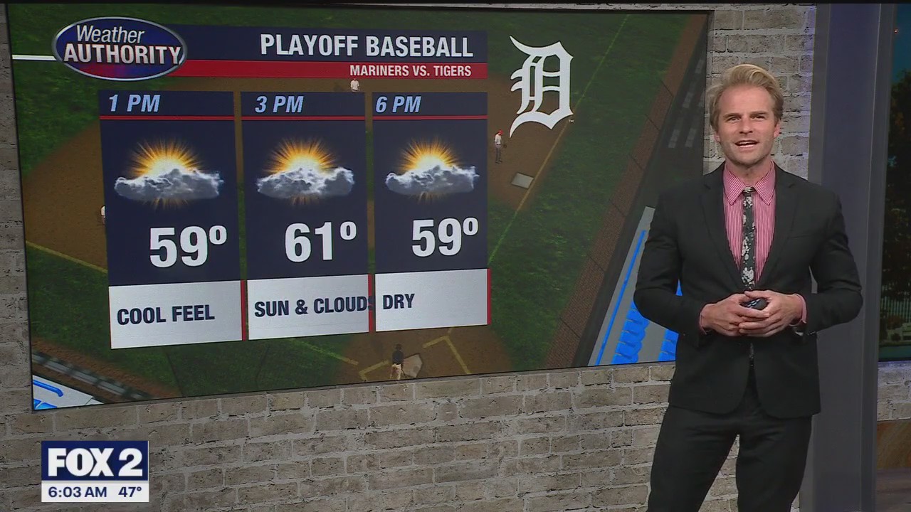 Cool and dry Wednesday