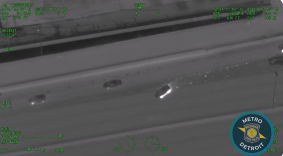 State police track down carjack suspect in Detroit chase